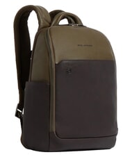PIQUADRO BLACK SQUARE  Rucsac din piele pentru laptop de 14" verde/maro &icirc;nchis - Rucsacuri pentru laptop - 2