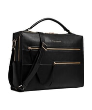 PIQUADRO PATRICIA Servietă pentru laptop de 14", din piele negru - Serviete birou - 2