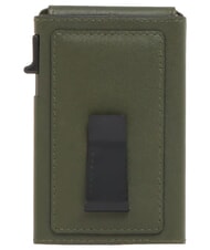 PIQUADRO W145 Suport automat pentru carduri VERDE - Portofele bărbați - 4
