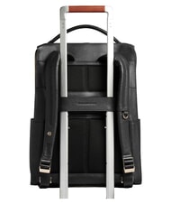 PIQUADRO PATRICIA Rucsac pentru laptop de 15,6" din piele negru - Genți femei - 3