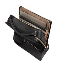 PIQUADRO PATRICIA Rucsac pentru laptop de 15,6" din piele negru - Genți femei - 5