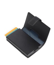 PIQUADRO W145 Suport pentru carduri cu sistem glisant negru - Portofele bărbați - 2