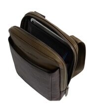 PIQUADRO BLACK SQUARE  Geanta de transport iPad mini verde/maro &icirc;nchis - Genți de umăr bărbați - 4