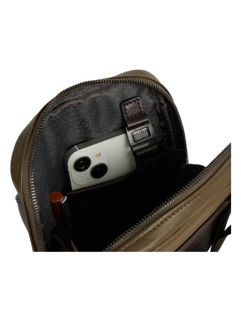 BLACK SQUARE  Geanta de transport iPad mini verde/maro &icirc;nchis - Genți de umăr bărbați