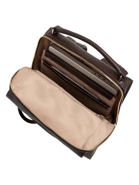 W140 Rucsac din piele pentru laptop de 14" pentru femei BROWN - Rucsacuri pentru laptop