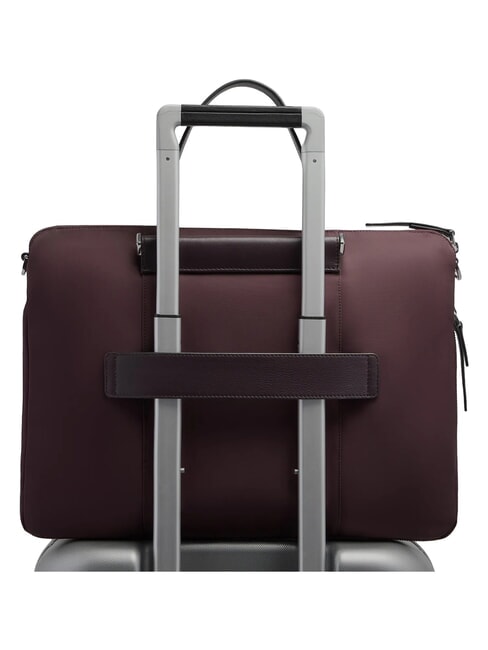 LYRA Servietă pentru laptop de 15,6", extensibilă burgundy 2 - Serviete birou