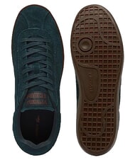 LACOSTE BASESHOT Adidași din piele gumă verde &icirc;nchis/negru - Pantofi bărbați - 3