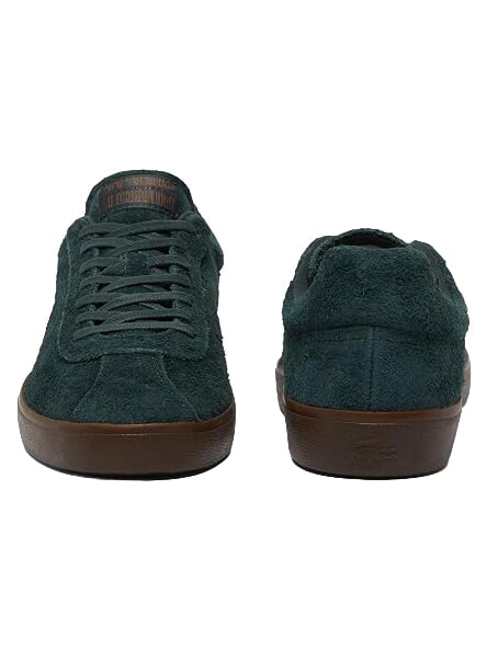BASESHOT Adidași din piele gumă verde &icirc;nchis/negru - Pantofi bărbați