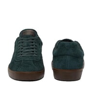 LACOSTE BASESHOT Adidași din piele gumă verde &icirc;nchis/negru - Pantofi bărbați - 5