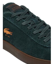 LACOSTE BASESHOT Adidași din piele gumă verde &icirc;nchis/negru - Pantofi bărbați - 6