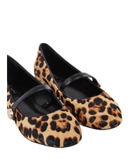 GAUD&Igrave; GYPSY PONY HAIR MACULA Balerine din piele bronza - Pantofi femei - 5