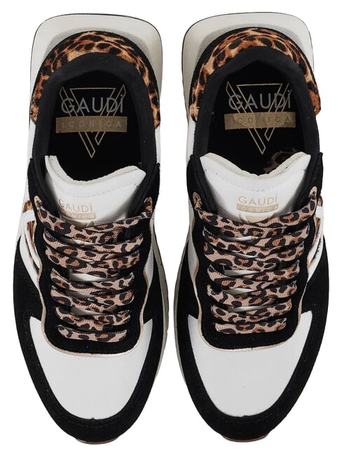 ICONICA GREEDY Adidași alb-negru - Pantofi femei