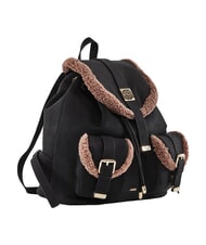 GAUD&Igrave; LYNN Rucsac cu buzunare și logo metalic BLACK - Genți femei - 2