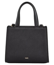 GAUD&Igrave; EMILY FLOCK Geantă mini de cumpărături cu logo și curea de umăr BLACK - Genți femei - 3