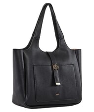 GAUD&Igrave; LYNN PLAIN Geantă de cumpărături cu buzunar frontal BLACK - Genți femei - 2