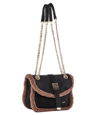 GAUD&Igrave; LYNN Geantă mini cu curea de umăr cu lanț BLACK - Genți femei - 2