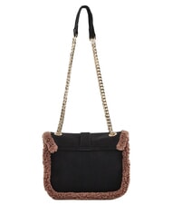 GAUD&Igrave; LYNN Geantă mini cu curea de umăr cu lanț BLACK - Genți femei - 3