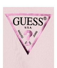GUESS CORE KIDS Hanorac cu g&acirc;t crew cu imprimeu balet roz - Hanorac pentru bebeluși - 3