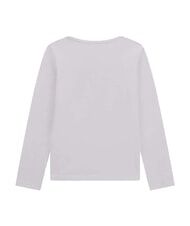 GUESS KIDS Camasa metalizata cu maneca lunga - Tricou copil