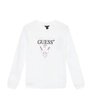 GUESS CORE KIDS Hanorac cu imprimeu logo triunghi alb purpuriu - Hanorac pentru bebeluși - 3