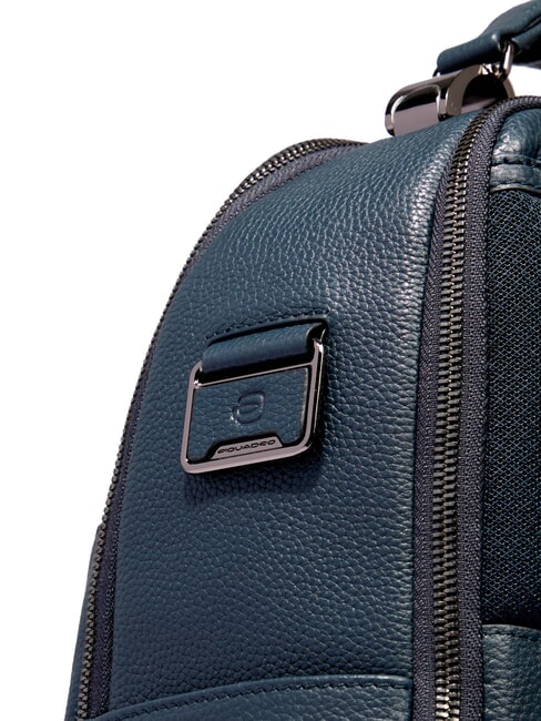 MODUS SPECIALE Rucsac pentru laptop de 14", din piele albastru - Rucsacuri pentru laptop