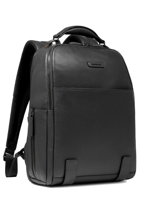MODUS SPECIALE Rucsac pentru laptop de 14", din piele negru - Rucsacuri pentru laptop
