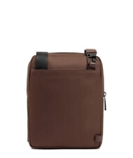 PIQUADRO WOLLEM Geanta iPad mini din material si piele BROWN - Genți de umăr bărbați - 3