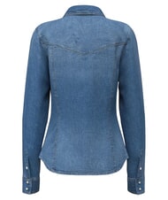 GUESS VELVET Cămașă din denim, m&acirc;necă lungă Spălătoria Liberty City - Cămăși - 2