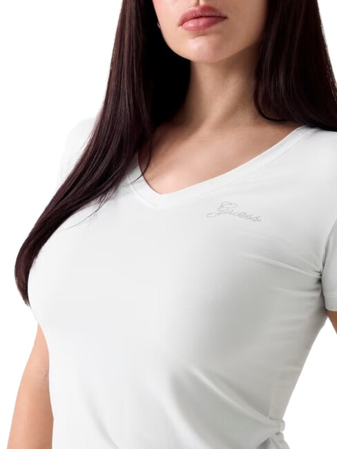 NEW MINI tricou alb purpuriu - tricou