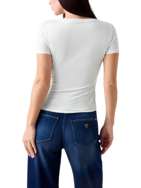 NEW MINI tricou alb purpuriu - tricou