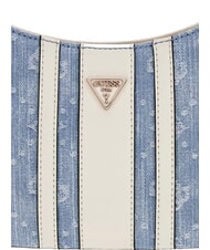 GUESS NOELLE 2 Geantă de umăr reglabilă logo-ul denim - Genți femei - 5