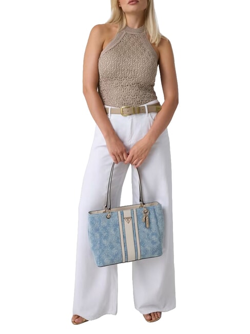 NOELLE 2 Geantă tote, m&acirc;ner dublu logo-ul denim - Genți femei