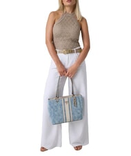 GUESS NOELLE 2 Geantă tote, m&acirc;ner dublu logo-ul denim - Genți femei - 2