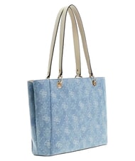 GUESS NOELLE 2 Geantă tote, m&acirc;ner dublu logo-ul denim - Genți femei - 3