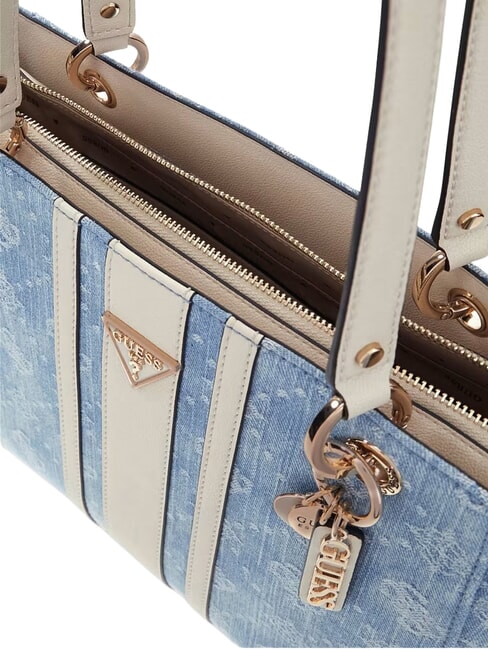 NOELLE 2 Geantă tote, m&acirc;ner dublu logo-ul denim - Genți femei