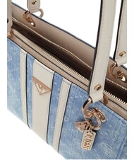 GUESS NOELLE 2 Geantă tote, m&acirc;ner dublu logo-ul denim - Genți femei - 4