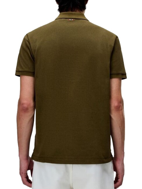 ELBAS 4 Tricou polo din bumbac cu maneca scurta măsliniu &icirc;nchis - maiou Polo