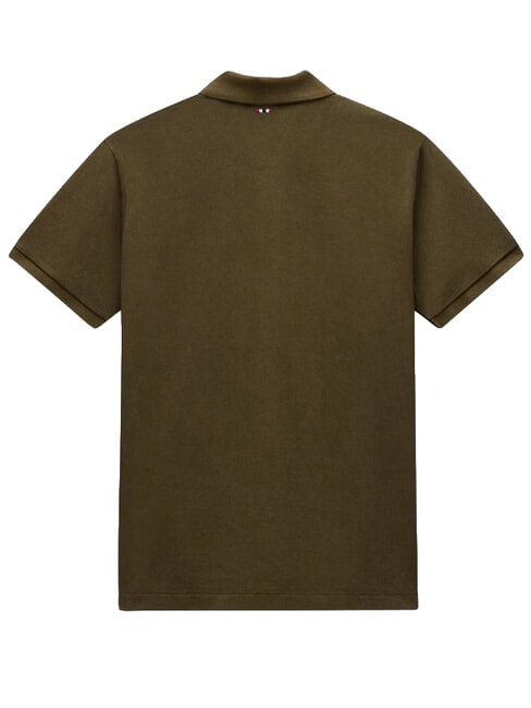 ELBAS 4 Tricou polo din bumbac cu maneca scurta măsliniu &icirc;nchis - maiou Polo