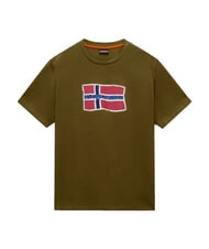 NAPAPIJRI S-MAHSA SS Tricou cu m&acirc;necă scurtă măsliniu &icirc;nchis - tricou - 4