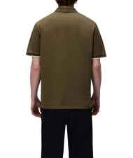 NAPAPIJRI E-BADGE SS 1 Tricou polo cu m&acirc;necă scurtă măsliniu &icirc;nchis - maiou Polo - 2