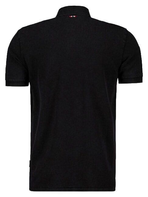 ELBAS 4 Tricou polo din bumbac cu maneca scurta negru 041 - maiou Polo