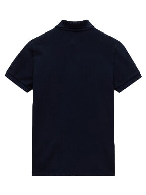 K ELBAS 5 Tricou polo cu m&acirc;necă scurtă, bumbac pur blu marine - Tricou copil
