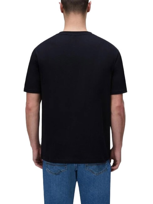 SANDIR SS Tricou de bumbac frumusețe neagră - tricou