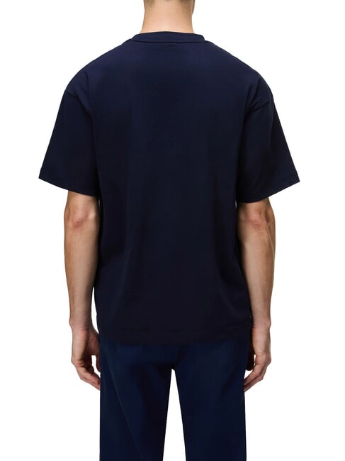 S-ELEVATED LOGO SS Tricou din bumbac blu marine - tricou