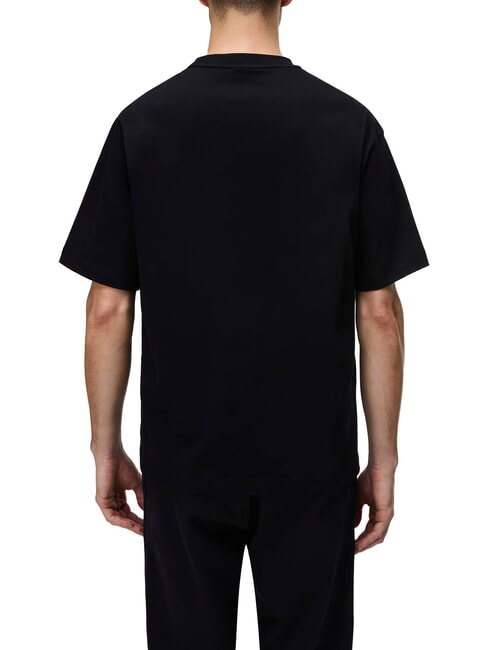 S-ELEVATED LOGO SS Tricou din bumbac frumusețe neagră - tricou