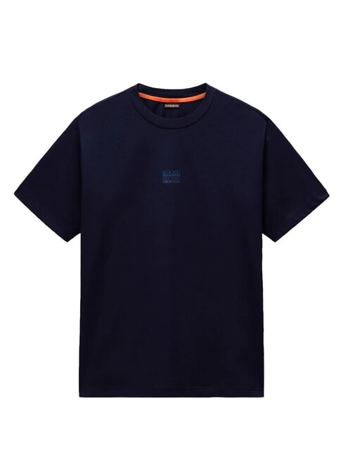 S-ELEVATED LOGO SS Tricou din bumbac blu marine - tricou