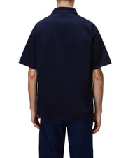 NAPAPIJRI E-ELEVATED LOGO SS Tricou polo din bumbac blu marine - maiou Polo - 2