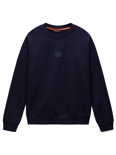 B-ELEVATED LOGO C Hanorac de bumbac blu marine - hanorace