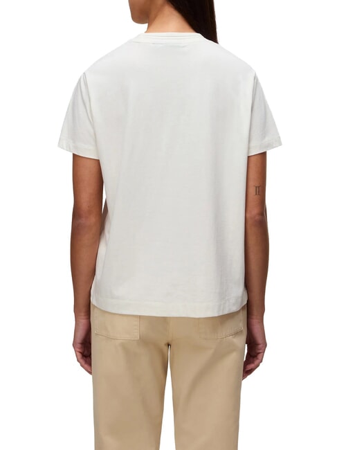 S-CLARAO SS Tricou din bumbac şoaptă albă - tricou