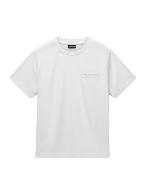 S-CLARAO SS Tricou din bumbac şoaptă albă - tricou